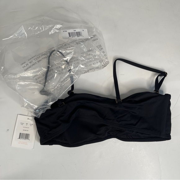Andie Swimwear Rio Black Bikini Top Size Medium NWT - Picture 5 of 10
